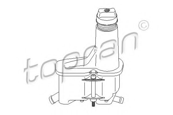 108 568 TOPRAN Steering Expansion Tank, power steering hydraulic oil