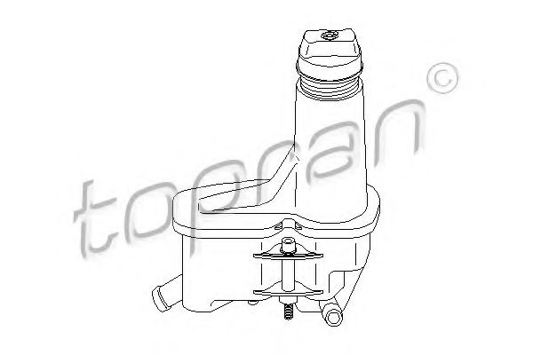 108 569 TOPRAN Expansion Tank, power steering hydraulic oil