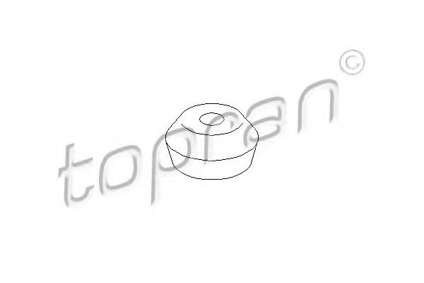 107 657 TOPRAN Supporting Ring, suspension strut bearing