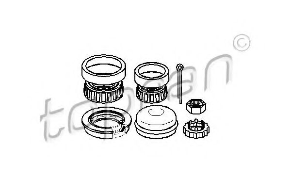 102 832 TOPRAN Wheel Bearing Kit