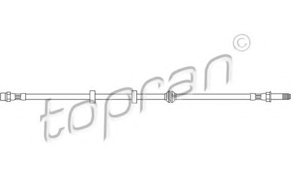 110 401 TOPRAN Fuel Supply System Fuel filter