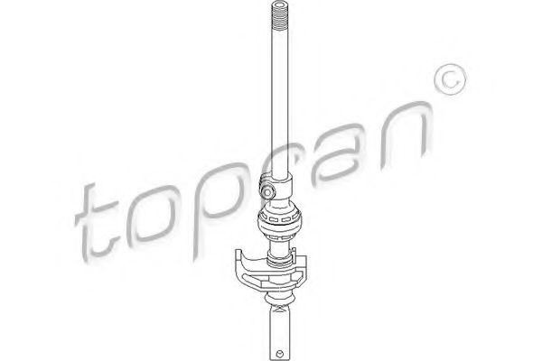 109 307 TOPRAN Selector-/Shift Rod