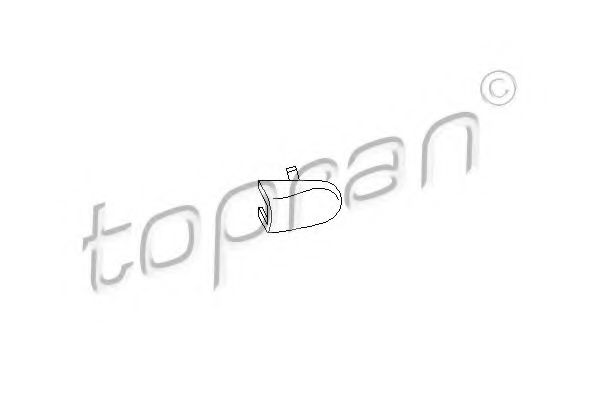 108 868 TOPRAN Комплект электрики, прицепное оборудование