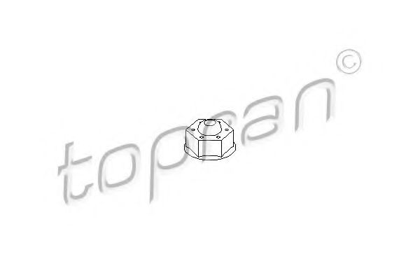 102 669 TOPRAN Pedestal, trailer hitch