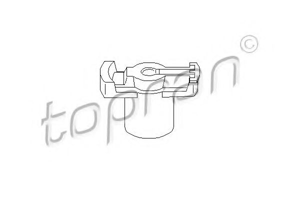 101047 TOPRAN Rotor, distributor