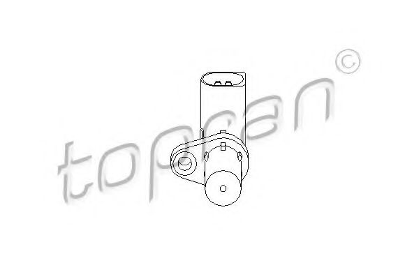 110 900 TOPRAN Sensor, crankshaft pulse