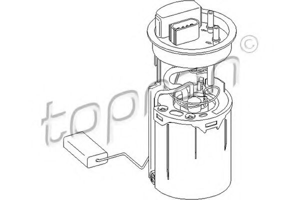 110 877 TOPRAN Fuel Supply System Fuel Pump