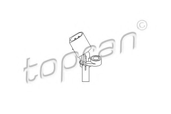 110 606 TOPRAN Sensor, wheel speed