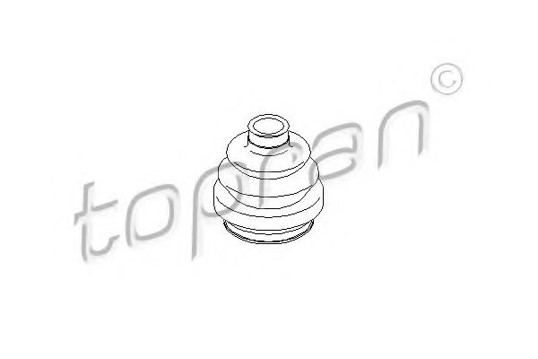 200 760 TOPRAN Система сцепления Трос, управление сцеплением