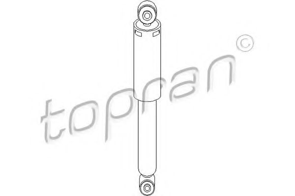 206 551 TOPRAN Wheel Suspension Control Arm-/Trailing Arm Bush