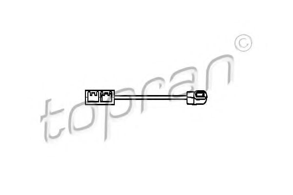 205 502 TOPRAN Brake System Cable, parking brake