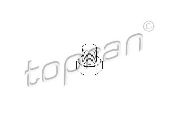 206 554 TOPRAN Lubrication Oil Drain Plug, oil pan