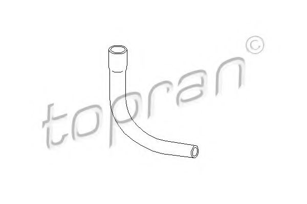 206 557 TOPRAN Intake Hose, air filter
