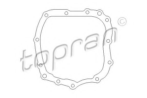 201 529 TOPRAN Oil Seal, manual transmission