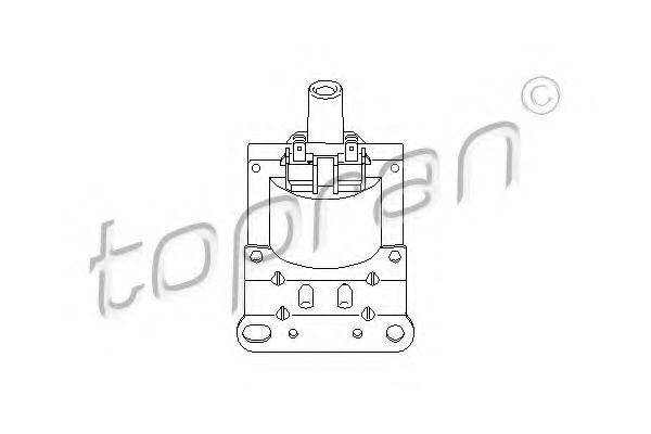 206 636 TOPRAN Ignition System Ignition Coil