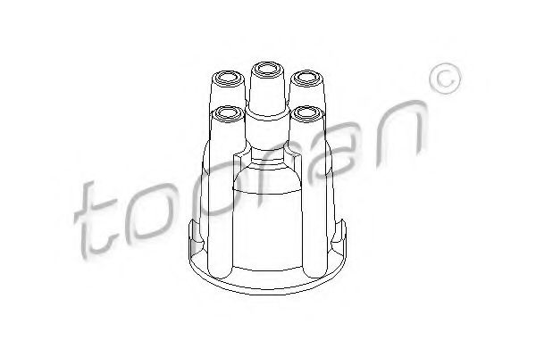 201 999 TOPRAN Ignition System Distributor Cap