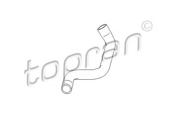207 335 TOPRAN Cooling System Radiator Hose
