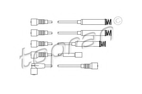202523 TOPRAN Ignition Cable Kit