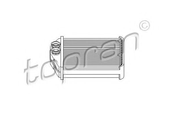 207 469 TOPRAN Heating / Ventilation Heat Exchanger, interior heating