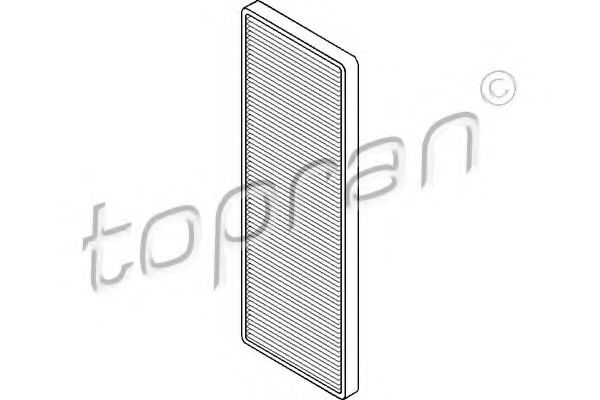 202 699 TOPRAN Heating / Ventilation Filter, interior air