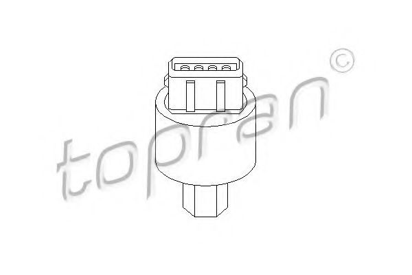 205 942 TOPRAN Pressure Switch, air conditioning