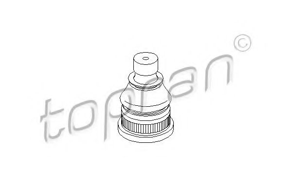 207 168 TOPRAN Тормозная система Трос, стояночная тормозная система