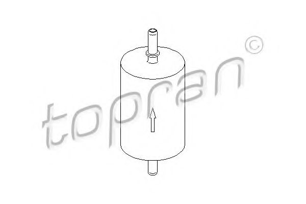 207 024 TOPRAN Exhaust System End Silencer