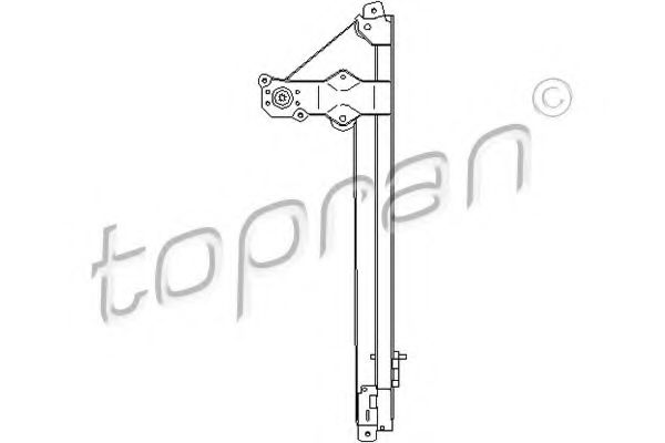 207 362 TOPRAN Repair Kit, guide strut