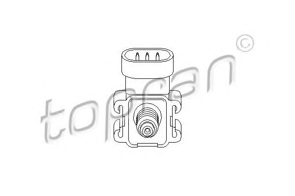 207 425 TOPRAN Mixture Formation Sensor, intake manifold pressure