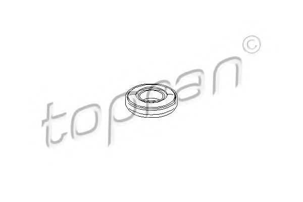 301 631 TOPRAN Anti-Friction Bearing, suspension strut support mounting