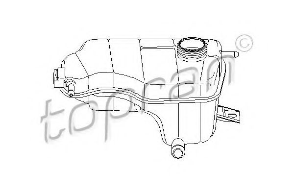 301 897 TOPRAN Cooling System Expansion Tank, coolant