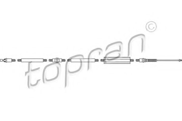 302 069 TOPRAN Привод колеса Шарнирный комплект, приводной вал