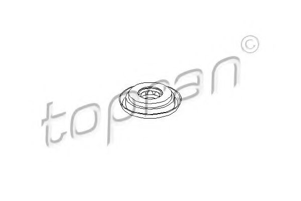 301 630 TOPRAN Anti-Friction Bearing, suspension strut support mounting