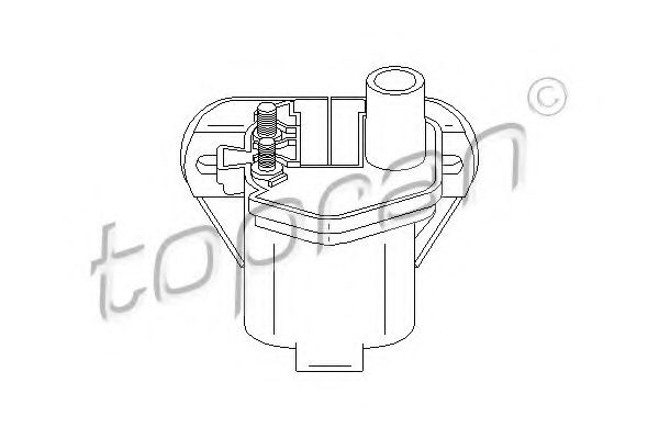 401 463 TOPRAN Mounting Kit, catalytic converter