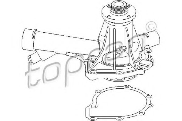 400 415 TOPRAN Brake System Brake Master Cylinder