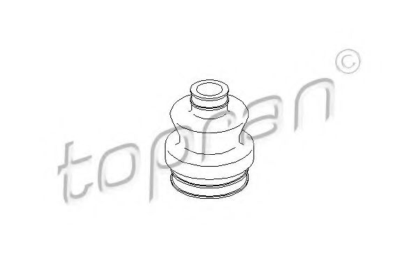 400 743 TOPRAN Wheel Suspension Wheel Bearing Kit