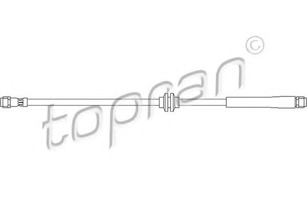 401 058 TOPRAN Exhaust System Exhaust Pipe