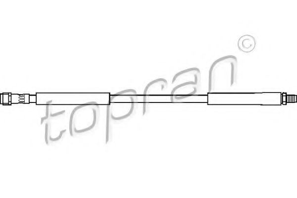 401 060 TOPRAN Clutch Cable