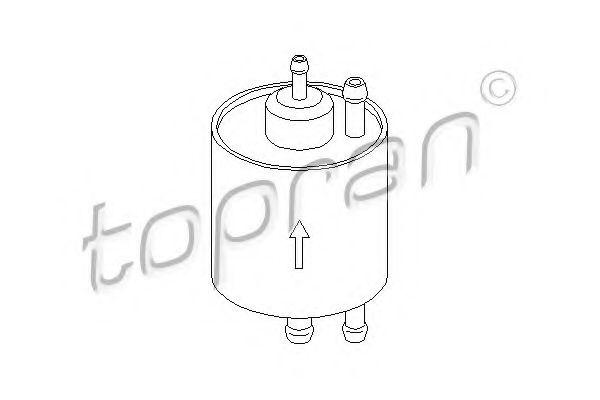 401 034 TOPRAN Mounting Kit, catalytic converter