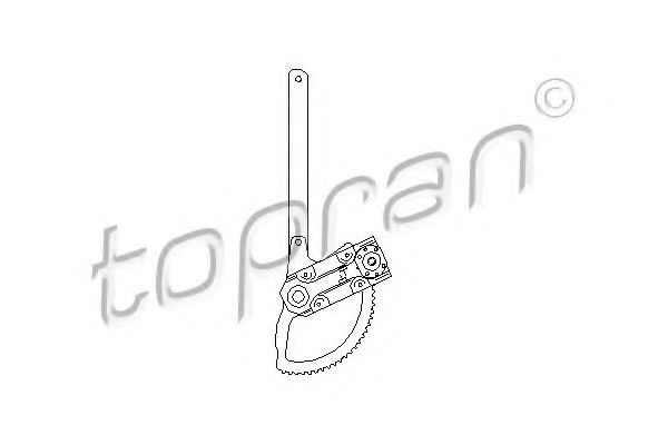 401 668 TOPRAN Mounting Kit, exhaust system