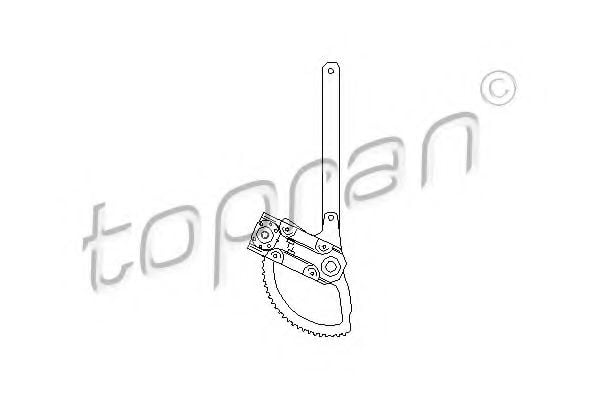 401 669 TOPRAN Mounting Kit, catalytic converter