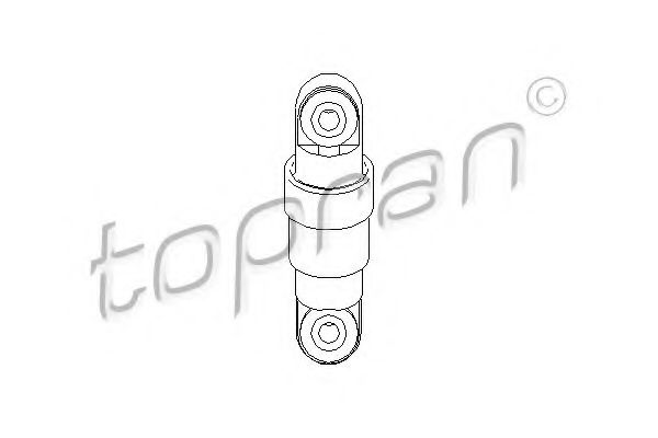 500 257 TOPRAN Vibration Damper, v-ribbed belt