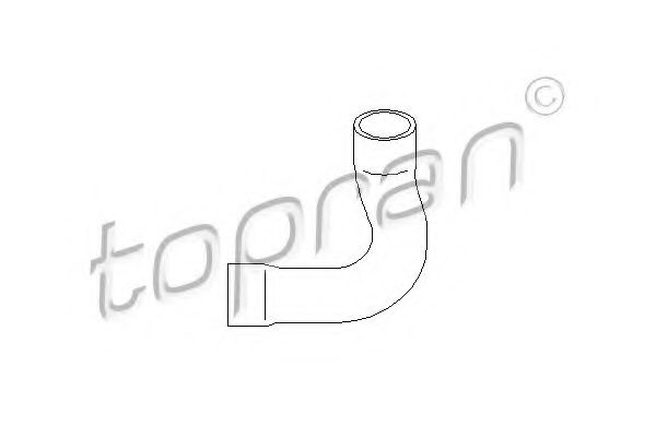 501 570 TOPRAN Cooling System Radiator Hose