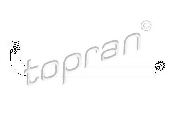 501 418 TOPRAN Trim/Protective Strip, bumper