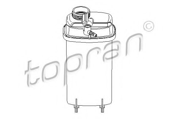 500 791 TOPRAN Expansion Tank, coolant