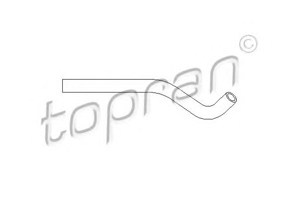 501 556 TOPRAN Hydraulic Hose, steering system