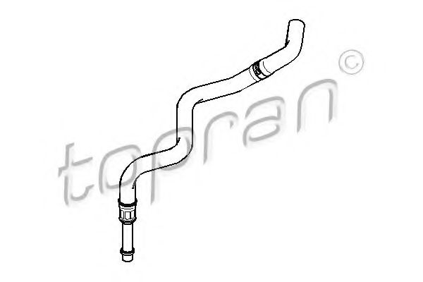 501 557 TOPRAN Hydraulic Hose, steering system