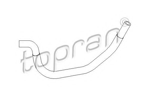 501 558 TOPRAN Hydraulic Hose, steering system