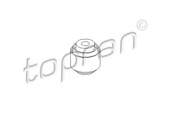 501 048 TOPRAN Wheel Suspension Control Arm-/Trailing Arm Bush