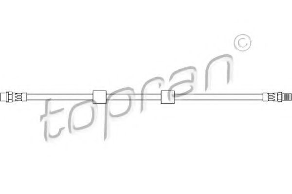 500 197 TOPRAN Suspension Coil Spring